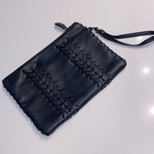Wristlet with Woven Accents